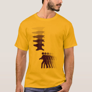 Fallande städ tee shirt
