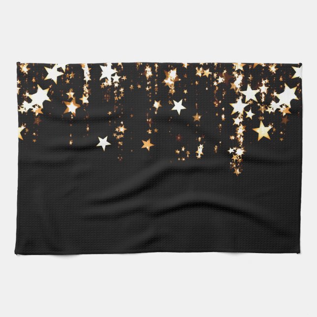 fallande stjärnor kökshandduk (Horisontell)