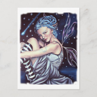 fallande stjärnor vykort