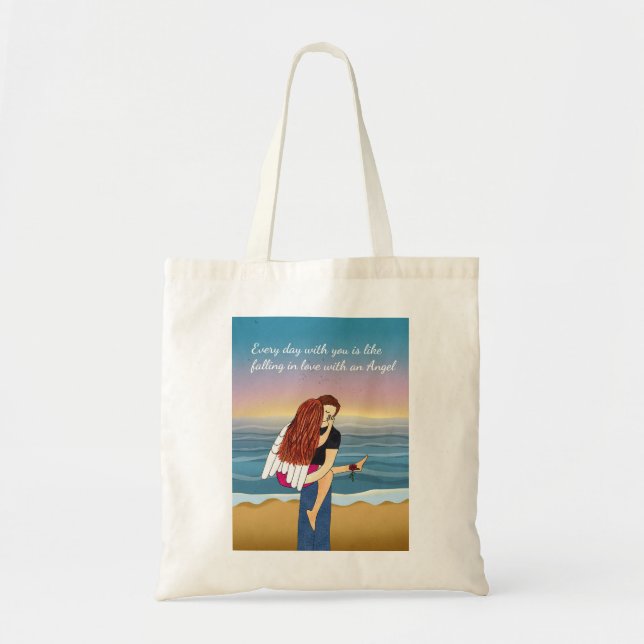 Fallande tote Bag Tygkasse (Framsidan)
