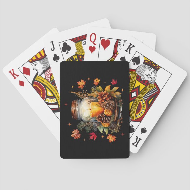 Fallande uppspelningskort casinokort (Baksidan)