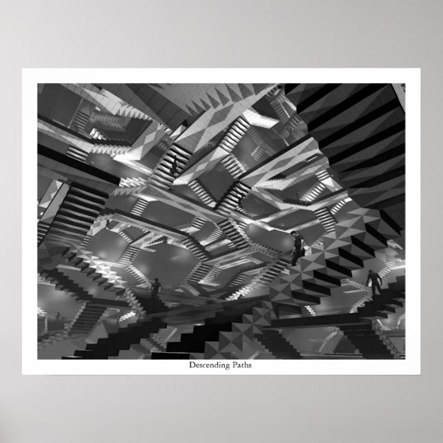 Fallande Väg Poster (Framsidan)