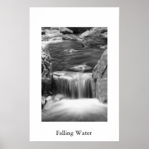 Fallande vatten poster