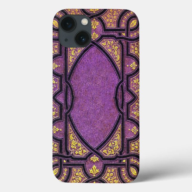 Fallant Lila och Guld Vines Bok Cover (Baksida)