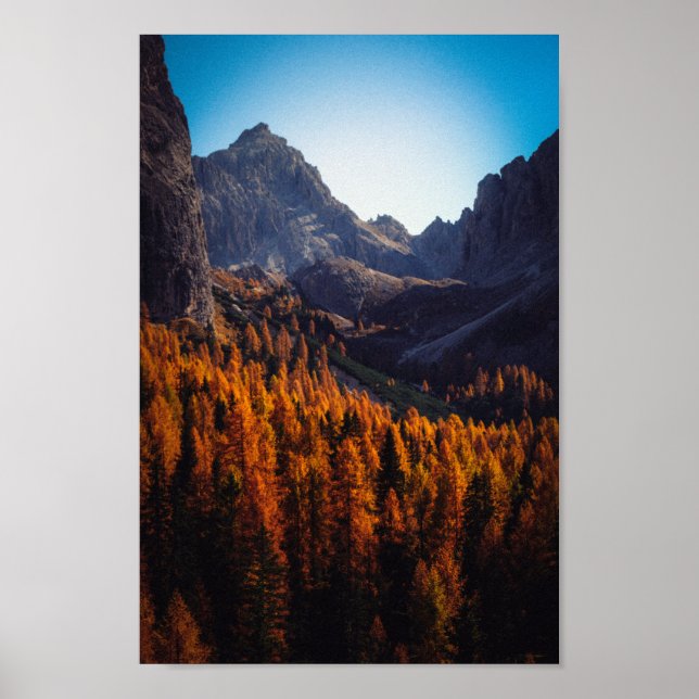 Fallberget 4 k Tapet Alta Peak Photos Simple Poster (Framsidan)