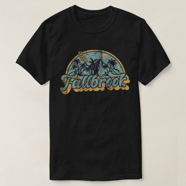 Fallbrook, Kalifornien T Shirt (Design framsida)