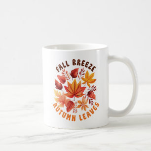 Fallbryggning, Höst löv-Whimsiskt Fall Foliage Kaffemugg