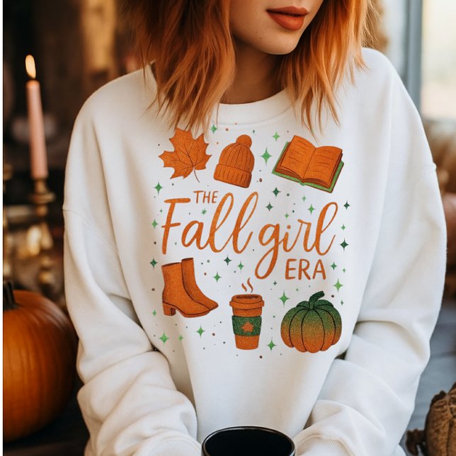 fälld flicka era sweatshirt, Höstflicka skjorta pr T Shirt (Skapare uppladdad)