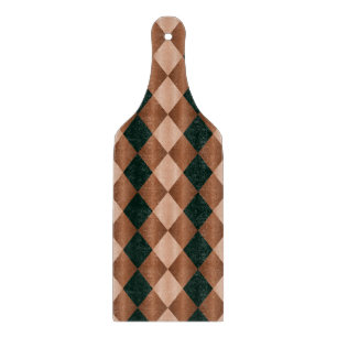 Fälld Harlequin,Brun-Black-CUTTING BOARD-PADDLE