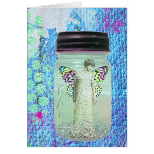 Fälld i Burk Hälsningskort