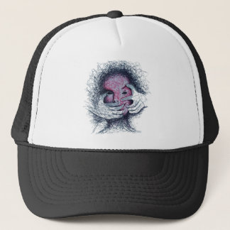 Fälld Känslor - Surreal Abstrakt Art T-shirt De Keps