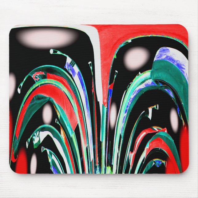 Fälld på stralen flygplan musmatta (Framsidan)