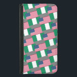 Falldesign för nigerianska och USA flagga tillsamm Plånboksfodral För Samsung Galaxy S5<br><div class="desc">Flaggor i Nigeria och USA på mobil täckmantel. En fin mönster-design som är långt ifrån perfekt.</div>