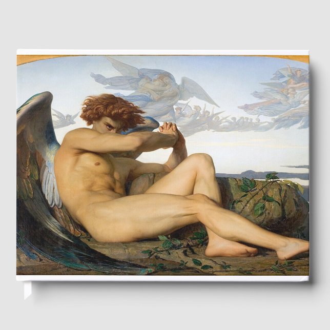 Fallen Angel Alexandre Cabanel Original Gästböcker (Framsida)