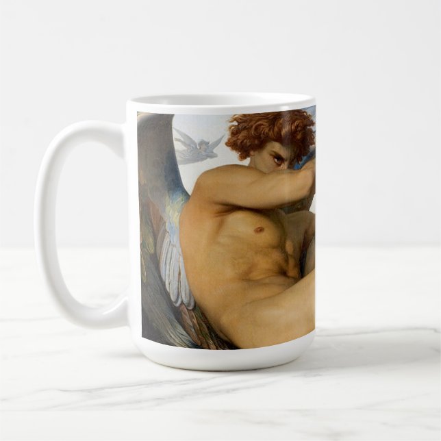 Fallen Angel Alexandre Cabanel Original Kaffemugg (Vänster)