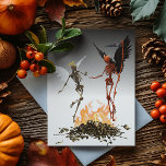 Fallen Angel Demon Djävulen Halloween Vykort<br><div class="desc">Den här designen kan vara personlig om du väljer Redigera design. Du kan också överföra till andra objekt. Kontakta mig på colorflowcreations@gmail.com eller använda alternativet chatta överst på sidan om du vill ha den här designen på en annan produkt eller behöver hjälp med den här designen. Se mer av mina...</div>