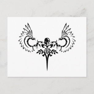 Fallen ANgel Design Studio-Logotyp Vykort