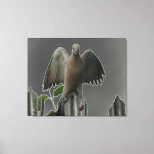 Fallen Angel Dove Kanvastryck