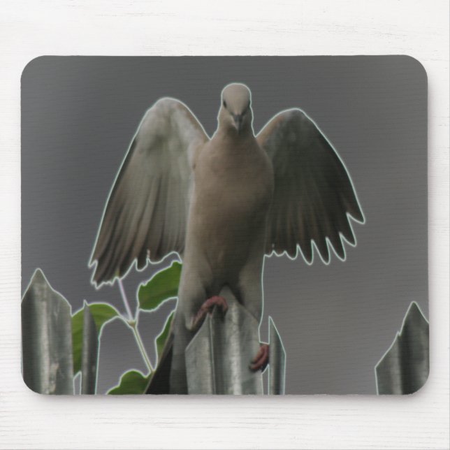 Fallen Angel Dove Mousepad Musmatta (Framsidan)