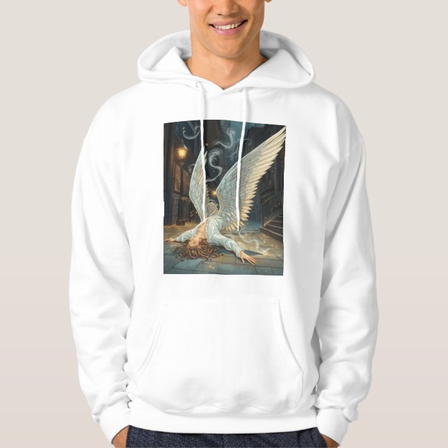 Fallen ängel hoodie (Framsida)