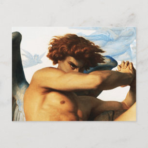 Fallen Angel-målning av Alexandre Cabanel Vykort