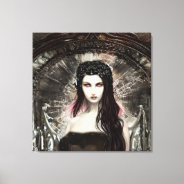 Fallen Angel | Mörk Art Canvastryck