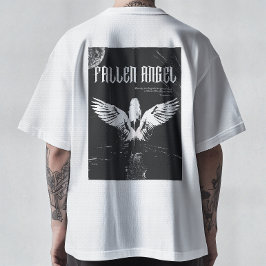 Fallen Angel - Surreal Abstrakt Konst T-Shirt