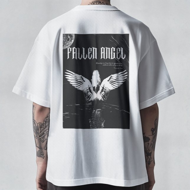 Fallen Angel - Surreal Abstrakt Konst T-Shirt (Skapare uppladdad)
