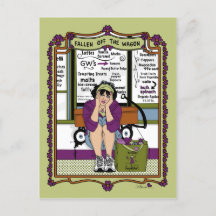 Fallen av vykortet Wagon_A_