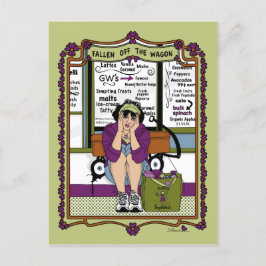 Fallen av vykortet Wagon_A_ Vykort