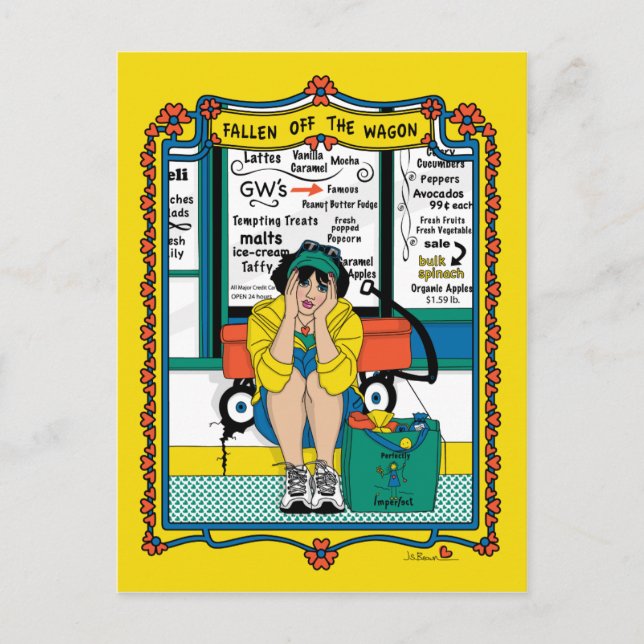 Fallen av vykortet Wagon_B_ Vykort (Framsida)