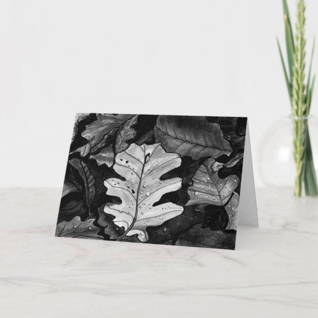 Fallen Blank Greeting Card Kort (Framsida)