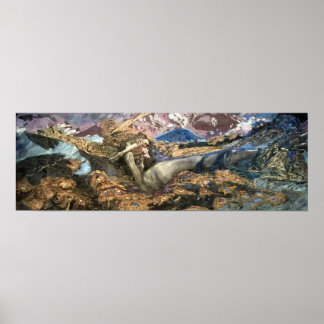 Fallen Demon Prostrate Poster