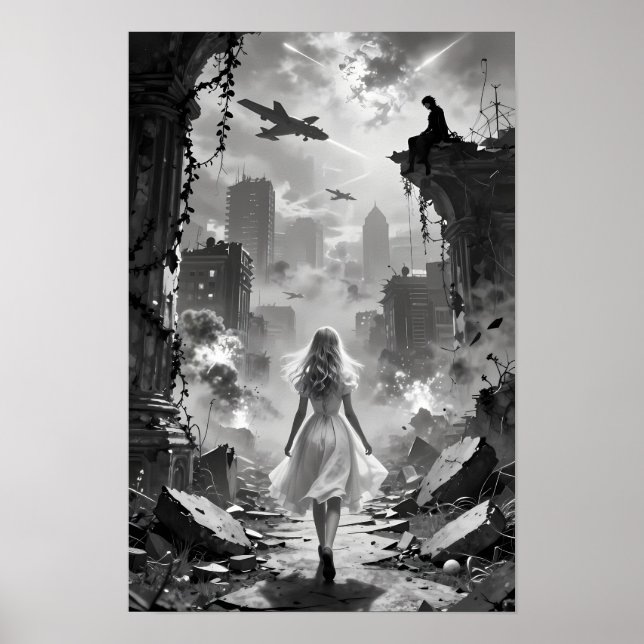Fallen Dreamland och Quiet Courage Affisch (Framsidan)