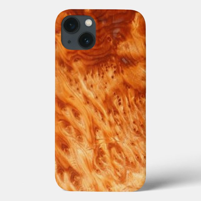 Fallen Fire Burl Woodgrain iPad (Baksida)
