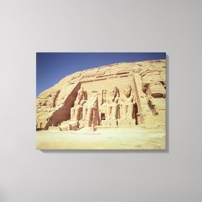 Fallen för Ramesses II Canvastryck (Framsida)