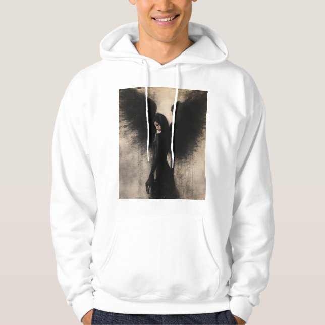 Fallen Grace – The Beauty of a Broken Wing  Hoodie (Framsida)