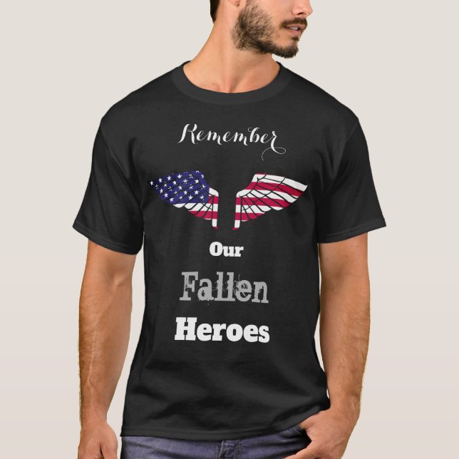 Fallen Heroes Manar grundläggande T-Shirt (Framsida)