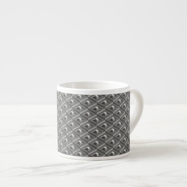 Fallen i Trappor mönster Espressomugg (Framsida höger)
