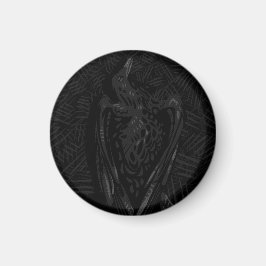 Fallen kråka magnet
