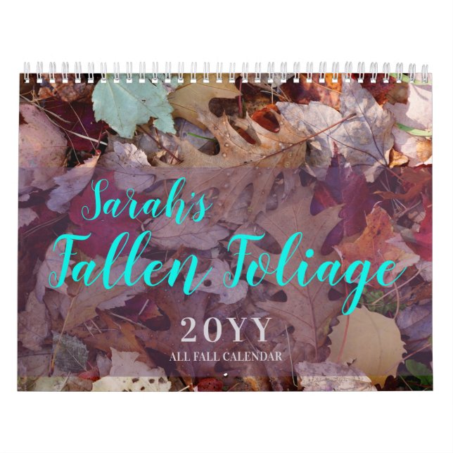 Fallen Löv - höstkalender Kalender (Omslag)