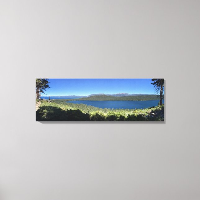 Fallen Löv Sjö Canvastryck (Framsida)