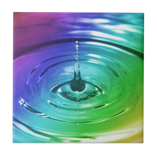 Fallen Makro vatten Kakelplatta (Framsidan)