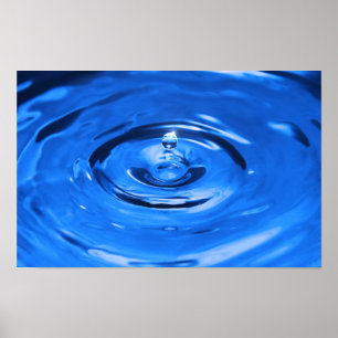 Fallen Makro vatten Poster