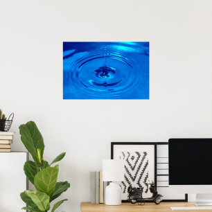 Fallen Makro vatten Poster