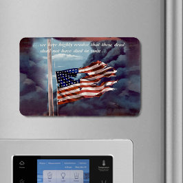 Fallen men inte glömd rökriven Flagga flexibel Magnet