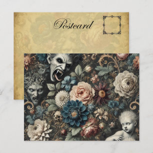 Fallen Nursery - Gothic Blommigt Design Helg Vykort