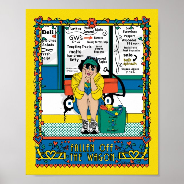 Fallen Off The Wagon_B_8x10 Affisch (Framsidan)