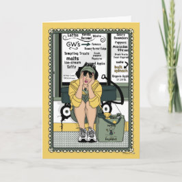 Fallen Off The Wagon_C_Grußkarte Kort