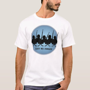 Fallen Soldiers T-shirts Krig Peace Lest Vi glömme